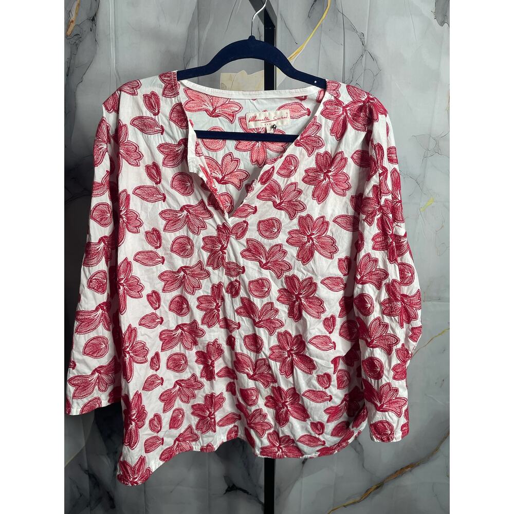 Manuelle Guibal Embroidered Top Size Large (3)